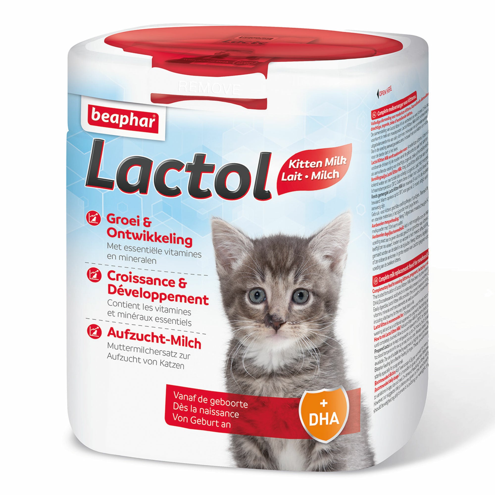 Beaphar Lactol Aufzuchtmilch, Muttermilchersatz für Katzen und mutterlose Kitten