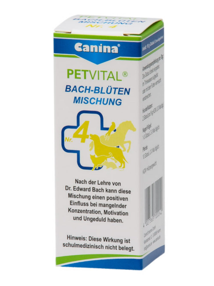 Canina Petvital Bachblüten Mischung,  Bach-Blüten-Therapie für Haustiere, 10 g Globuli