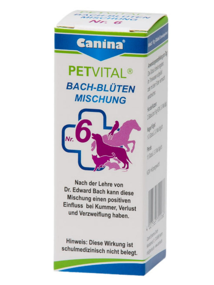 Canina Petvital Bachblüten Mischung,  Bach-Blüten-Therapie für Haustiere, 10 g Globuli