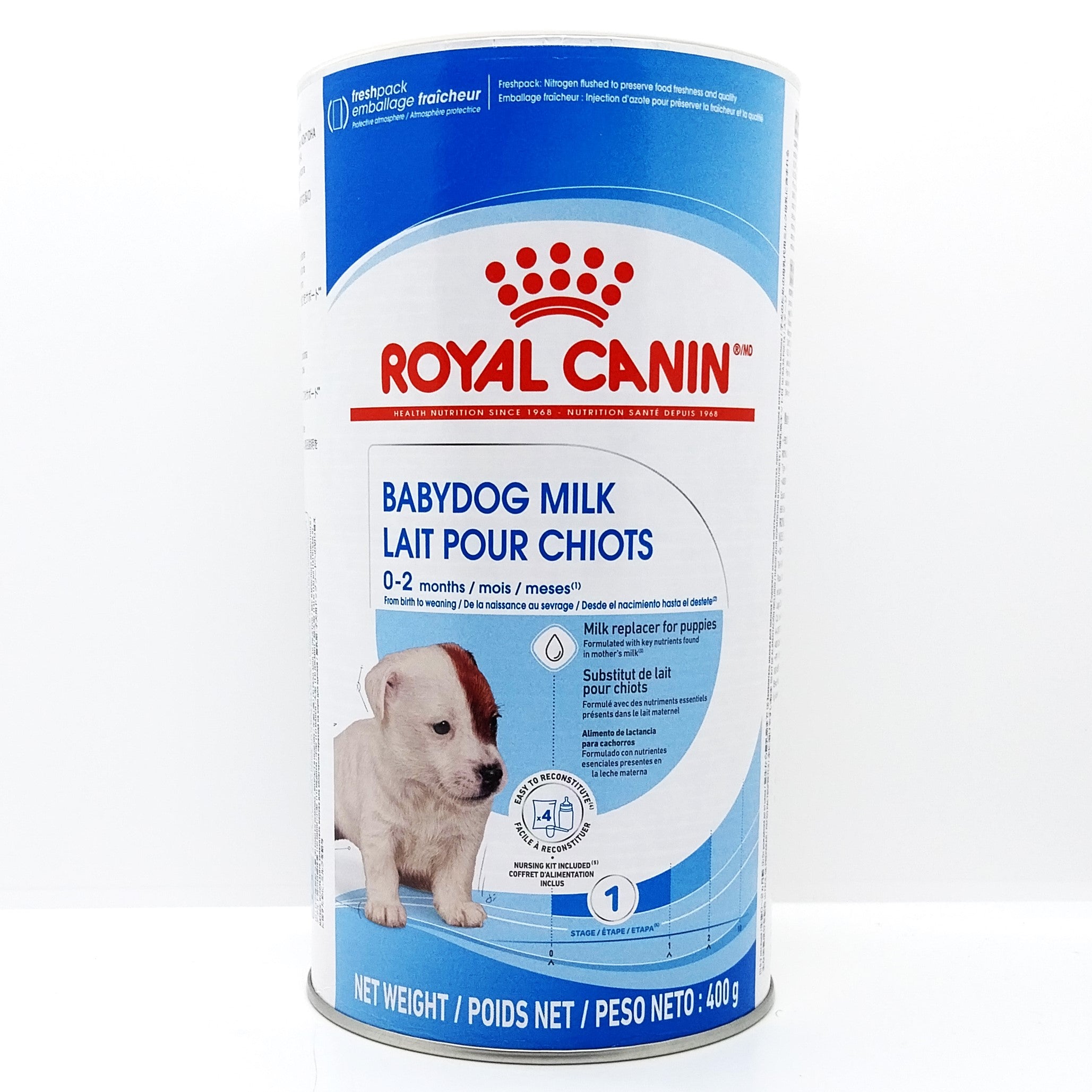 Royal Canin Baby Dog Milk 1st age milk 400g mit Aufzuchtflasche