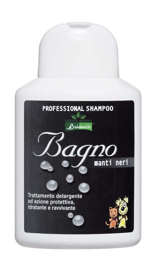 Baldecchi Bagno manti neri für schwarzes Fell Shampoo Hundeshampoo Katzenshampoo