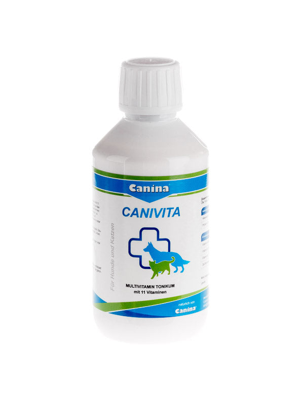 Canina CANIVITA Emulgiertes Multivitamin-Tonikum mit 11 lebenswichtigen Vitaminen für Hund & Katze