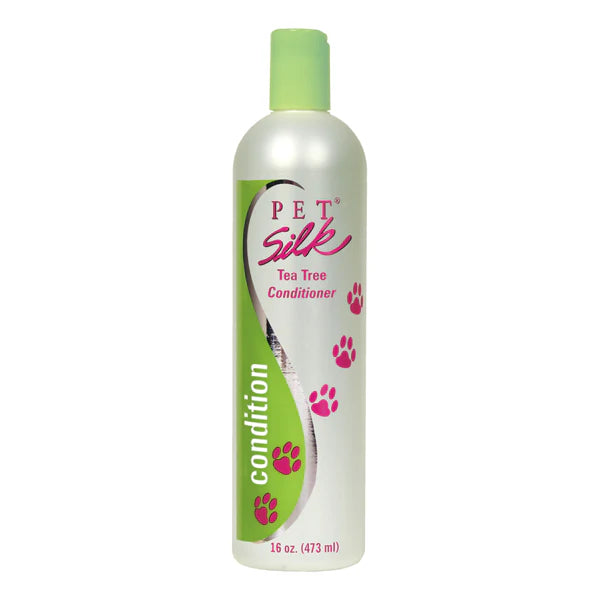 Pet Silk Tea Tree Conditioner 473ml Hautirritationen Floh- und Zeckenprobleme