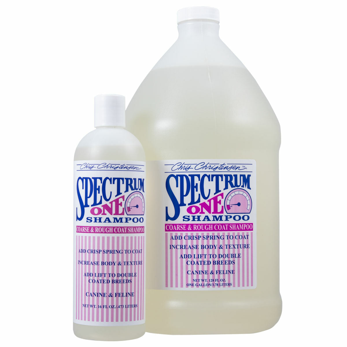 Chris Christensen Spectrum One Coarse & Rough Coat Shampoo, Shampoo für grobes und raues Fell