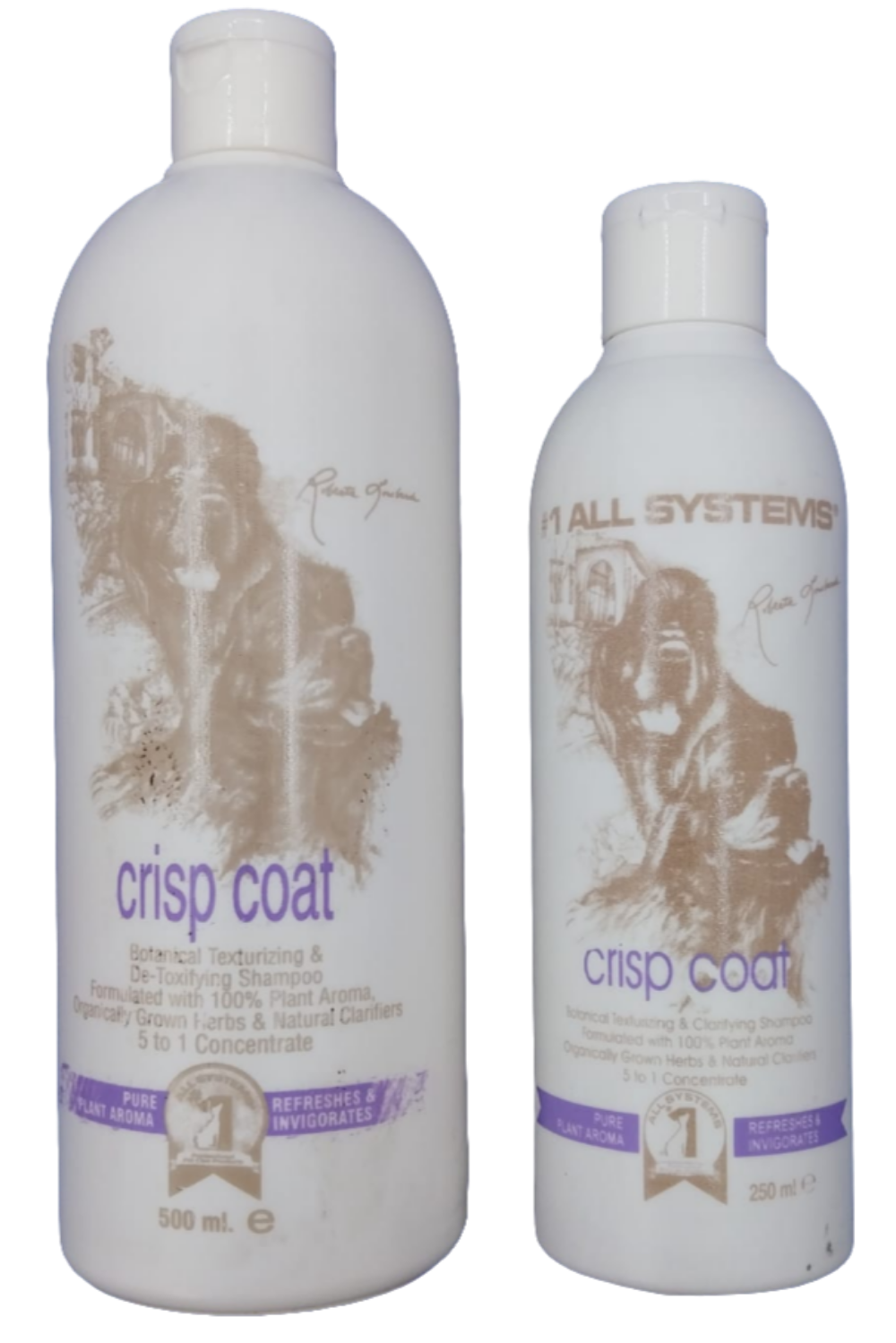 #1 All Systems Crisp Coat Botanical Shampoo, Coarse Coat Shampoo für hartes Fell