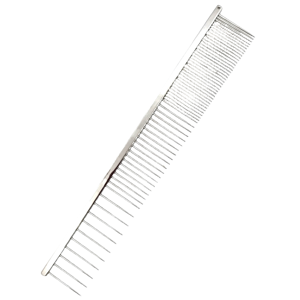 Greyhound Comb 3 Way, leichter dreigeteilter Kamm 25cm lang, Langhaar- Halblanghaarkamm