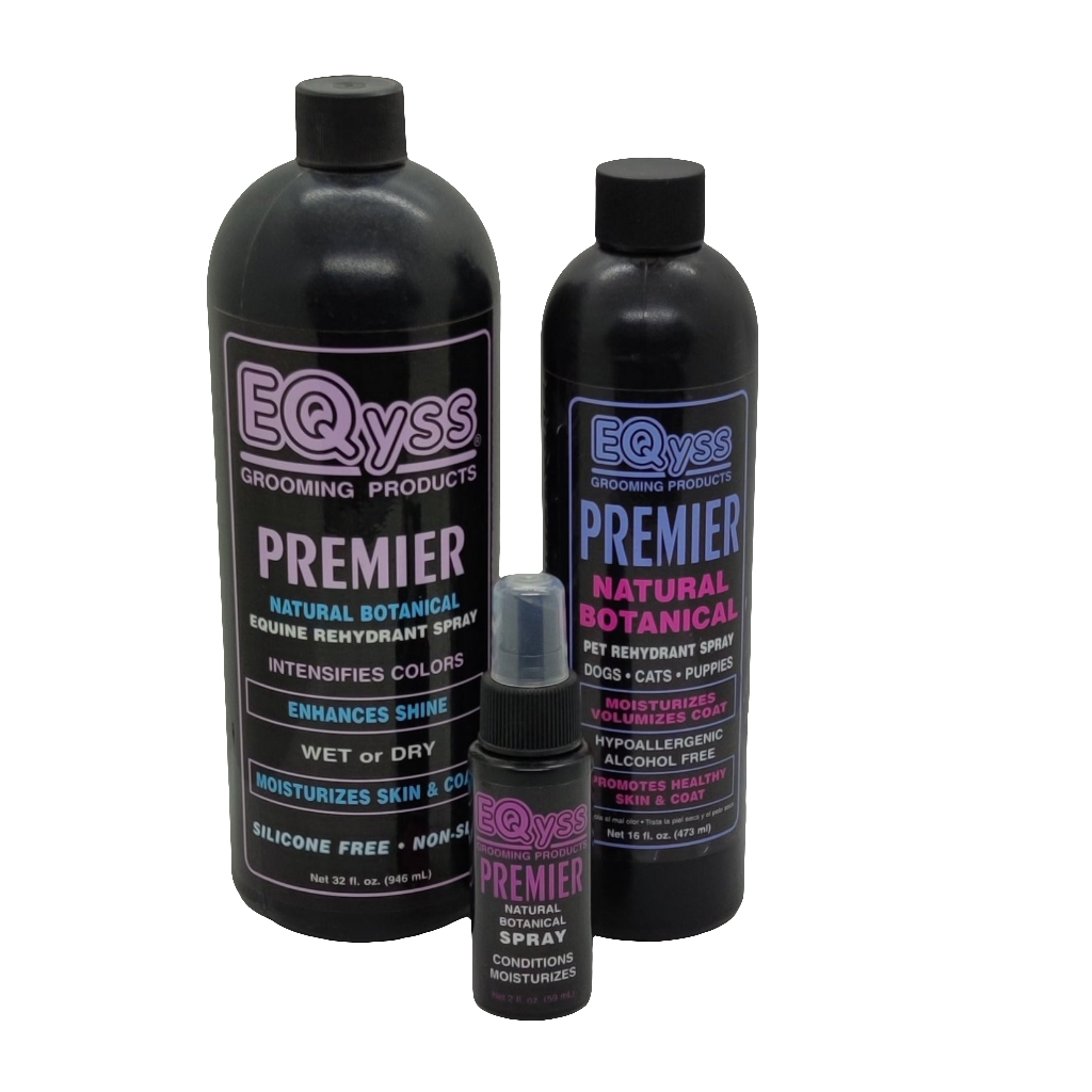 Eqyss Premier Spray - feuchtigkeitsspendendes und pflegendes Haustier Fellspray