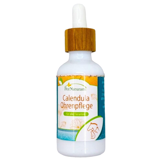 PerNaturam Calendula Ohrenpflege mit Ringelblume und Propolis, für alle Tierarten, 50ml