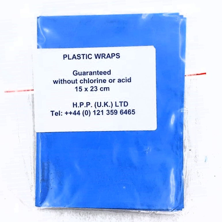 Wickelfolie Plastic Wraps wiederverwendbar nicht färbend langhaarige Hunde 15x23cm