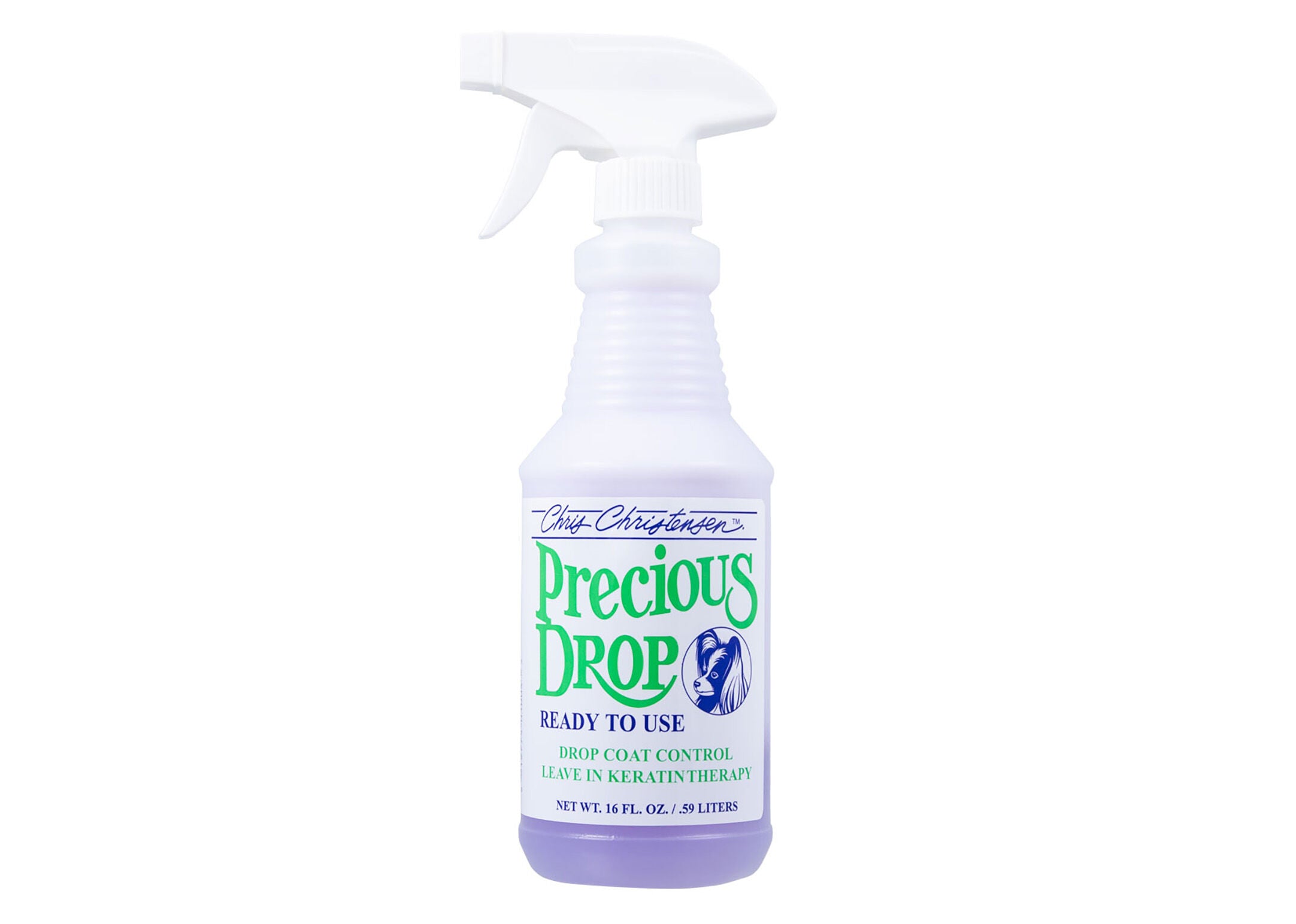 Chris Christensen Precious Drop Spray, Coat Controll, reduziert Verfilzungen, vermeidet Haarbruch