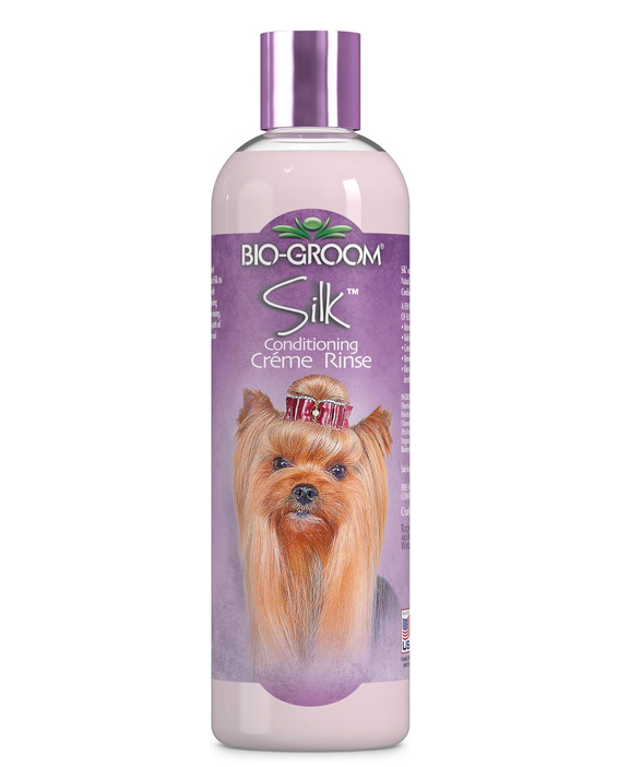 Bio Groom Silk Conditioner Creme Rinse 355ml Volumenhaarspülung Kämmhilfe Hunde