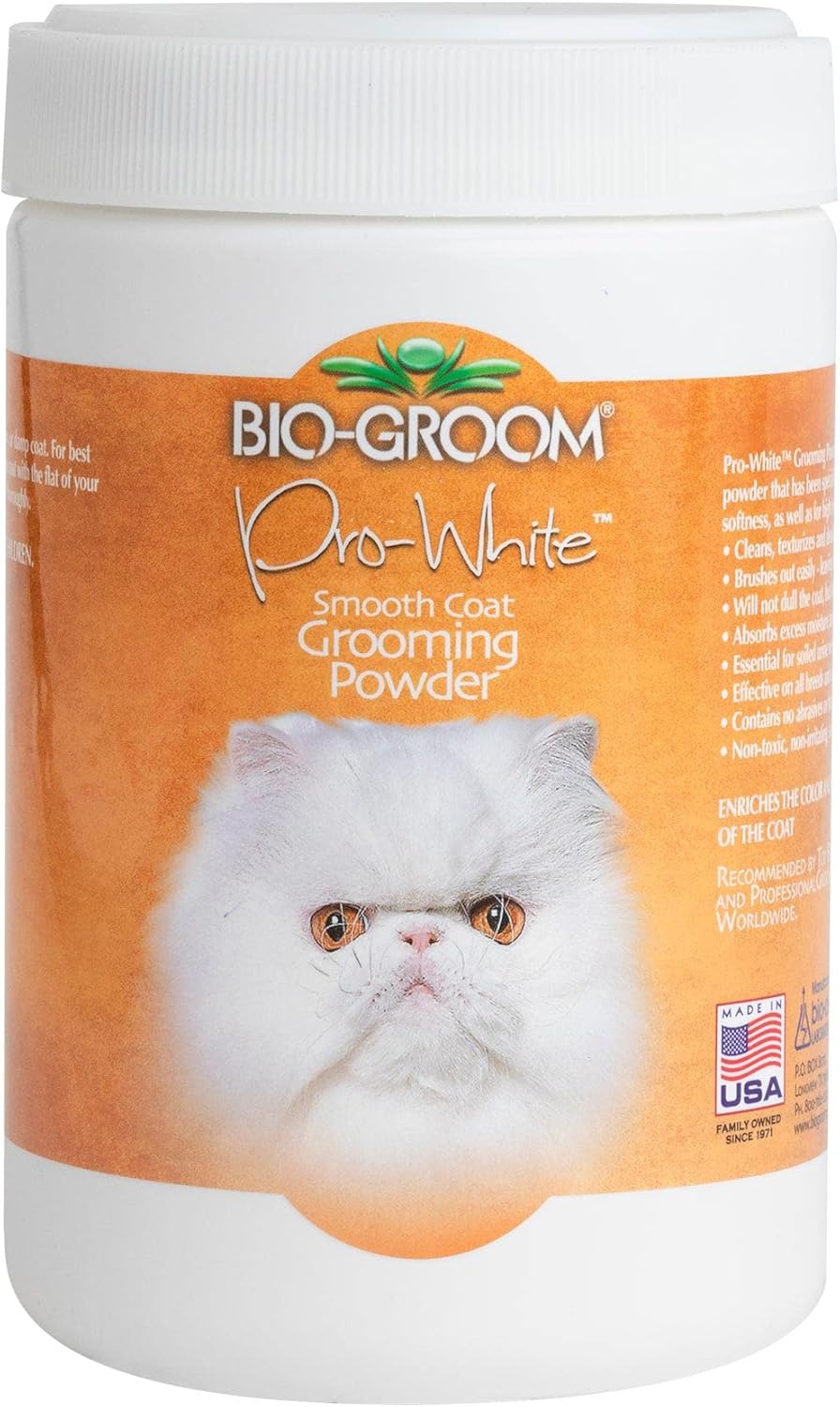 Bio Groom Pro White Grooming Powder Trockenshampoo Trimmpuder 170 gr