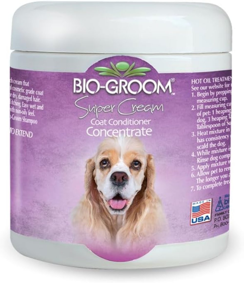 Bio Groom Super Cream Coat 227ml Conditioner Konzentrat Feuchtigkeitshaarkur Fellpflege