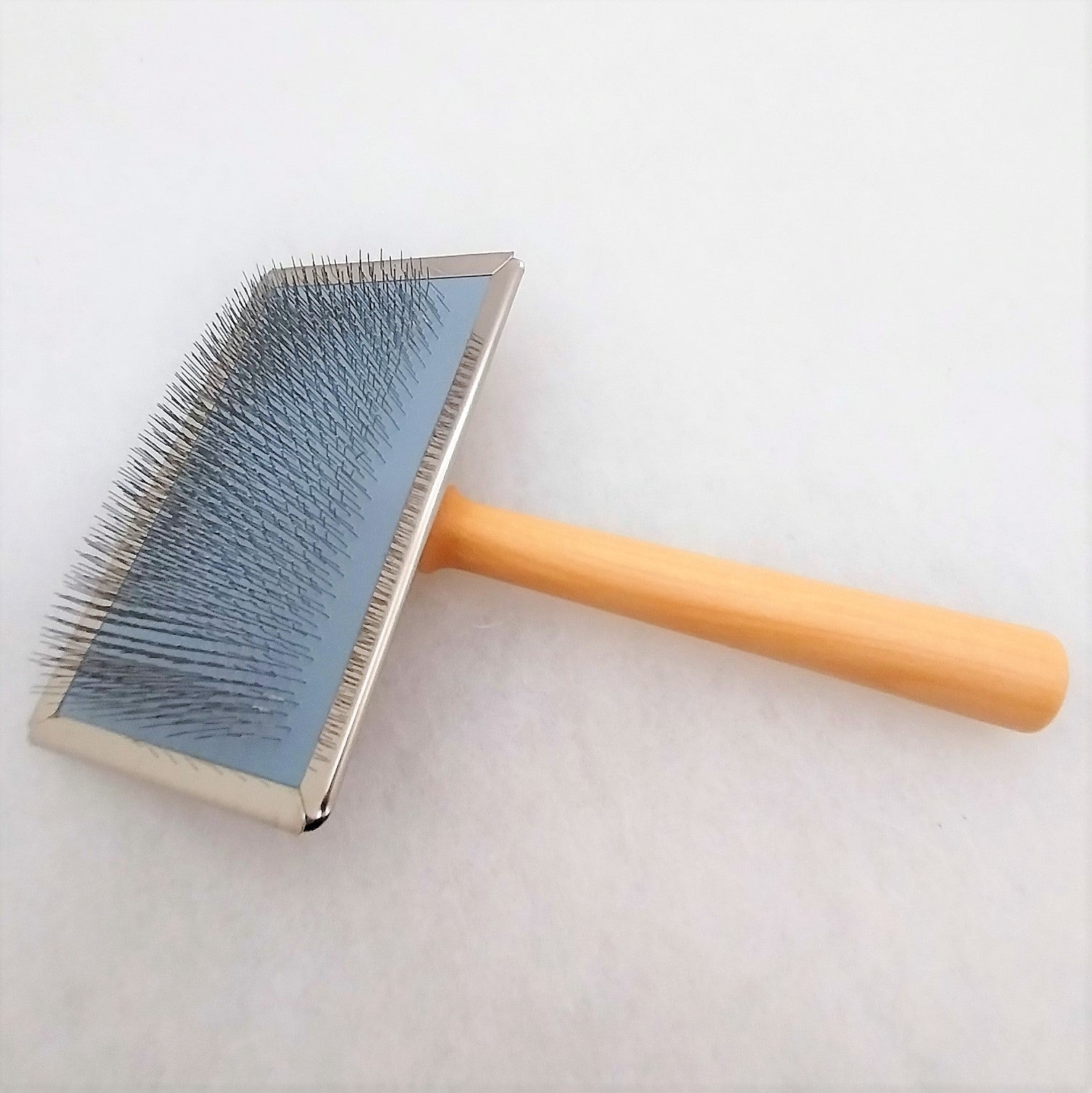 Extra Lifetime Slicker Brush, Zupfbürste für Hunde, Katzen und andere Tiere mit Halblanghaar, Langhaar