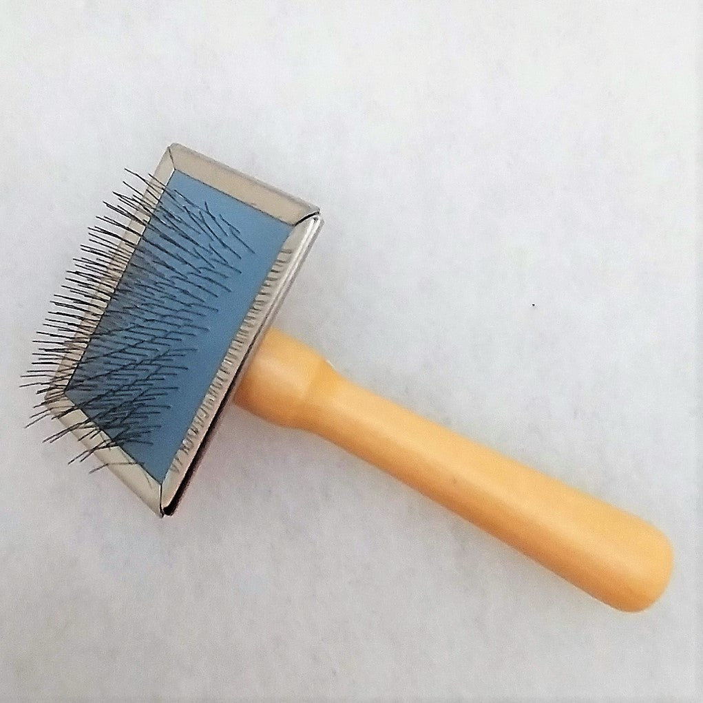 Extra Lifetime Slicker Brush, Zupfbürste für Hunde, Katzen und andere Tiere mit Halblanghaar, Langhaar