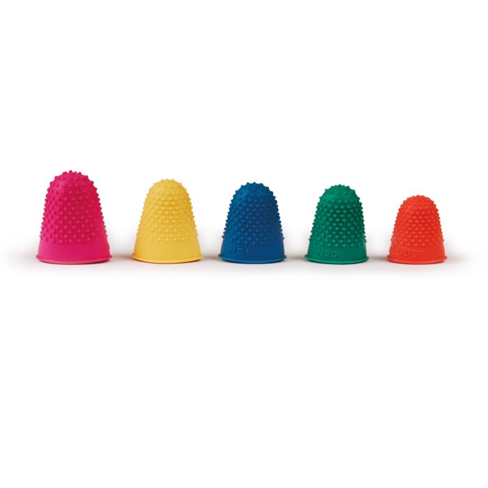 Show Tech Rubber Stripping Thimbles, Gummi-Trimmfingerlinge mit feinen Noppen zum Handtrimmen