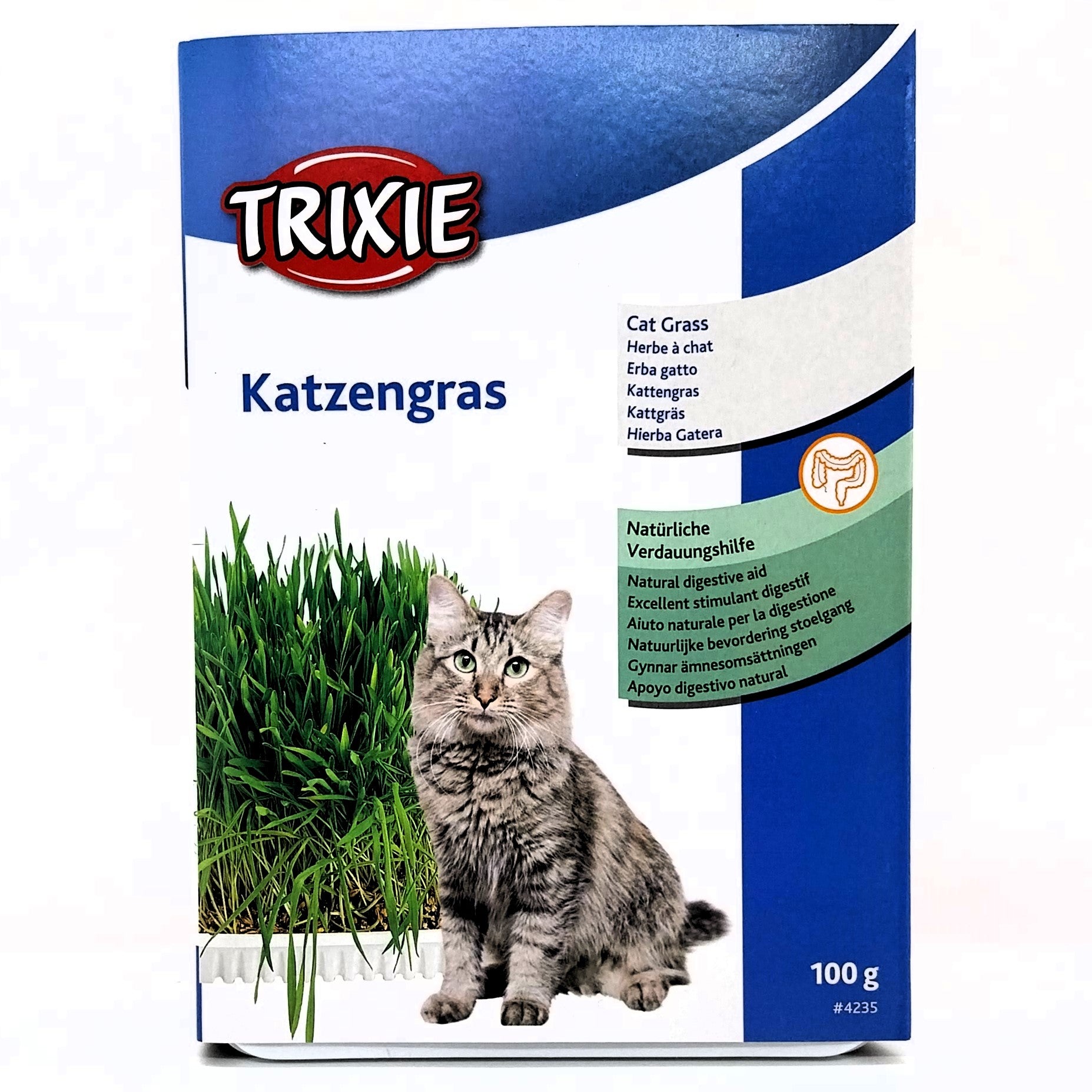 Trixie Katzengras, Gerstensaat als natürliche Verdauungshilfe zum Selbstziehen, 100g