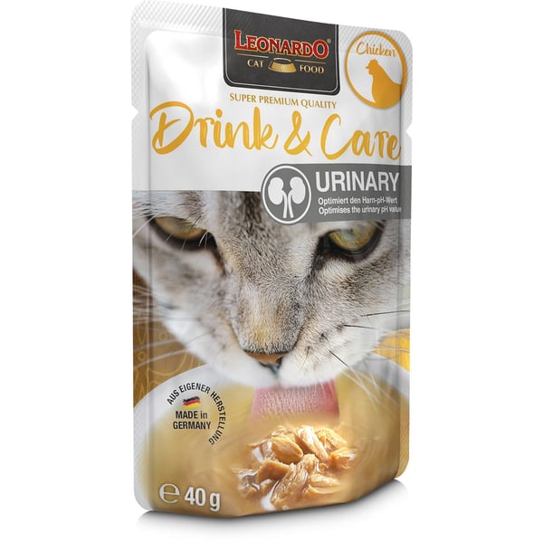 LEONARDO Drink & Care Urinary Chicken Methionin schützt Harnwege 40 gr