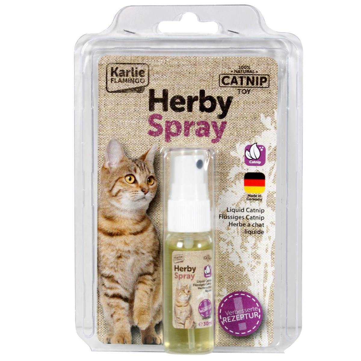 Catnip Spray Katzenminze Spray 30ml Kräuterspray Spielspray Katzen Katzenspielzeug