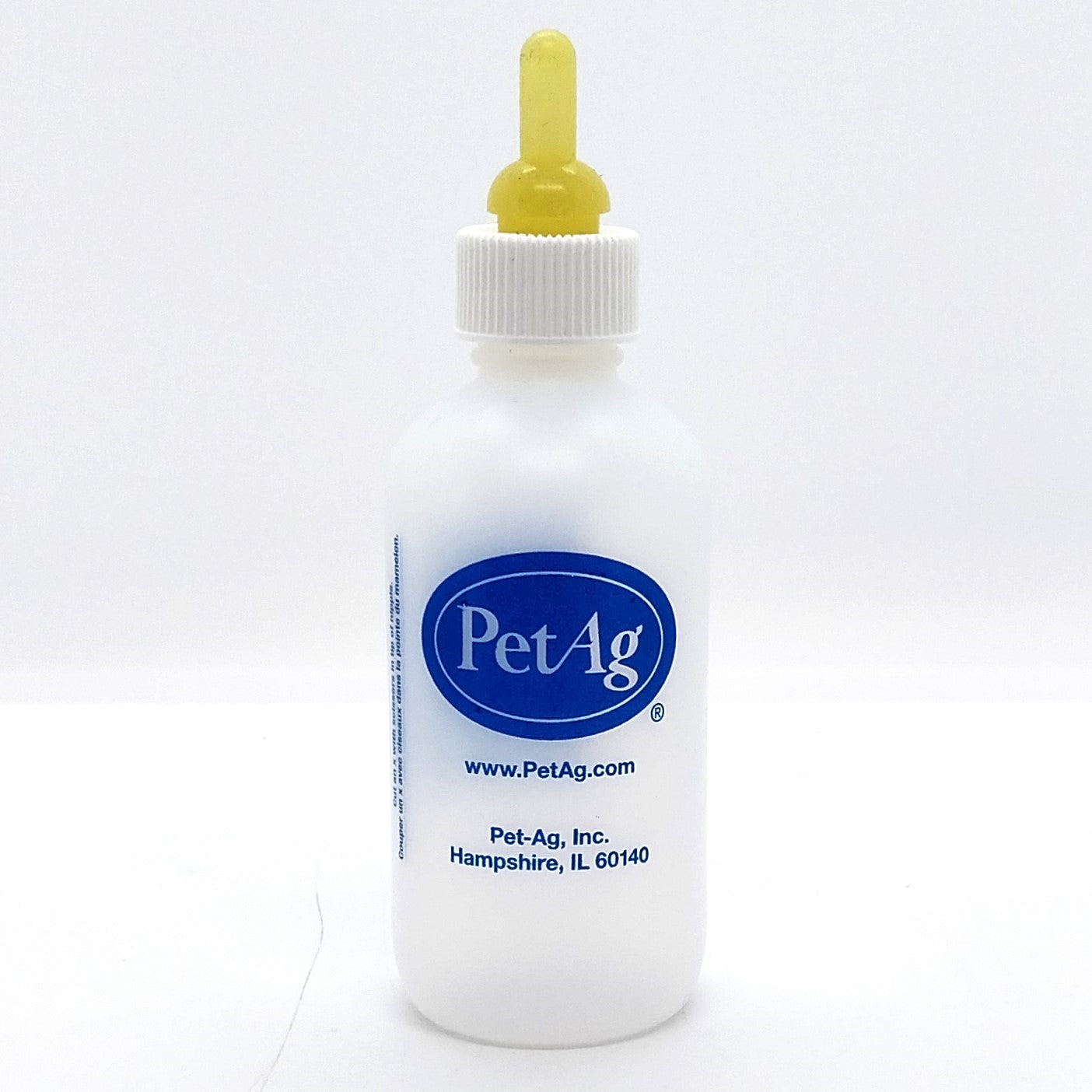 PetAg Aufzuchtflasche einzeln in 60 ml oder 120 ml mit einem Sauger, für kleine und größere Welpen/Kitten