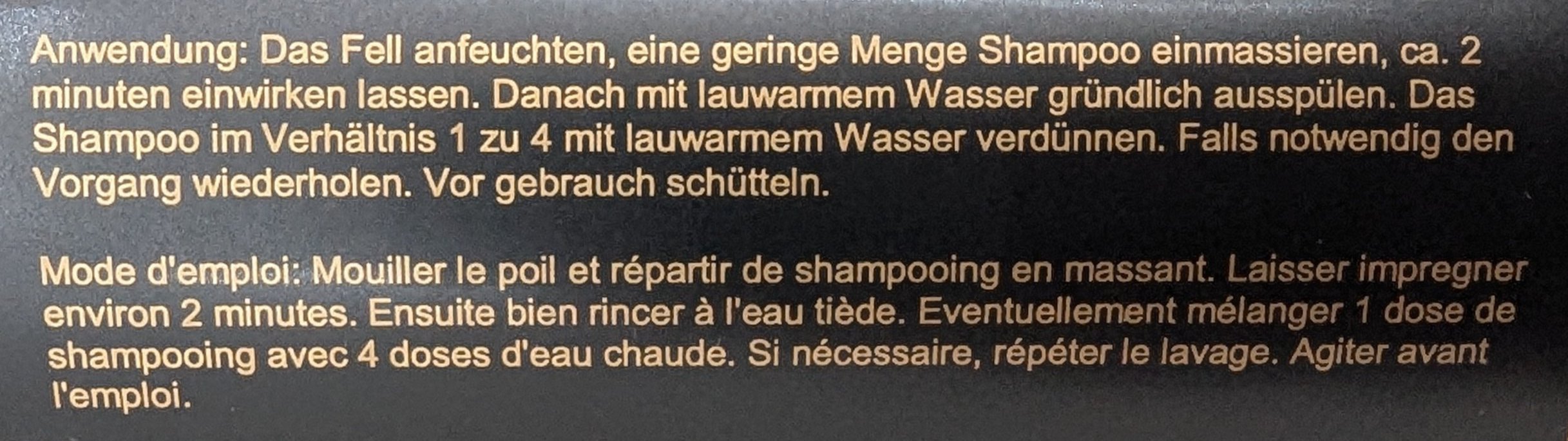 Jean Peau Excellent Shampoo Glanzshampoo Volumenshampoo Hunde und  Katzenshampoo