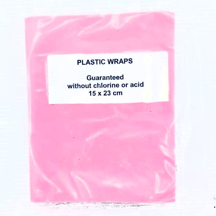 Wickelfolie Plastic Wraps wiederverwendbar nicht färbend langhaarige Hunde 15x23cm