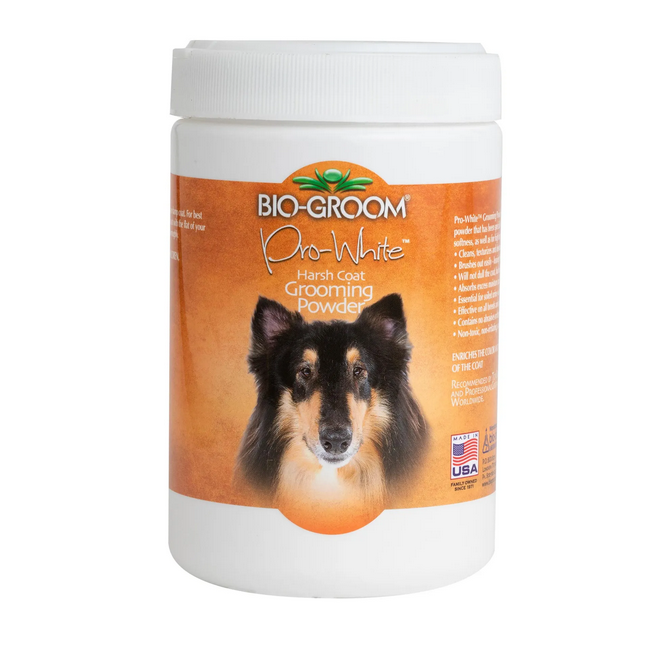 Bio Groom Pro White Grooming Powder Trockenshampoo Trimmpuder 170 gr