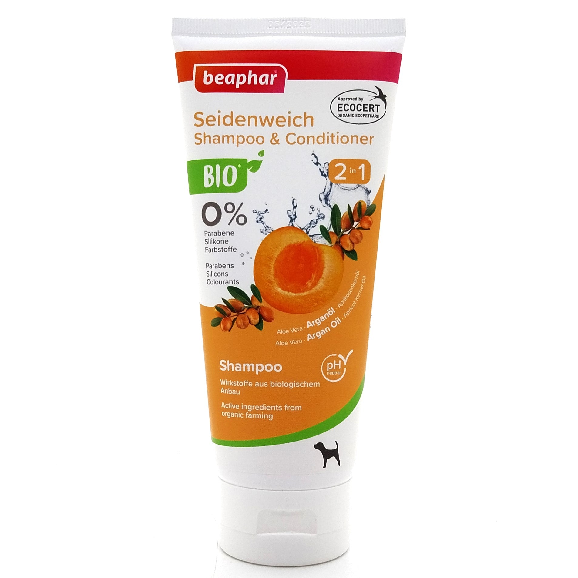 Beaphar Bio Shampoo Seidenweich 2 in 1 Shampoo Conditioner 200ml