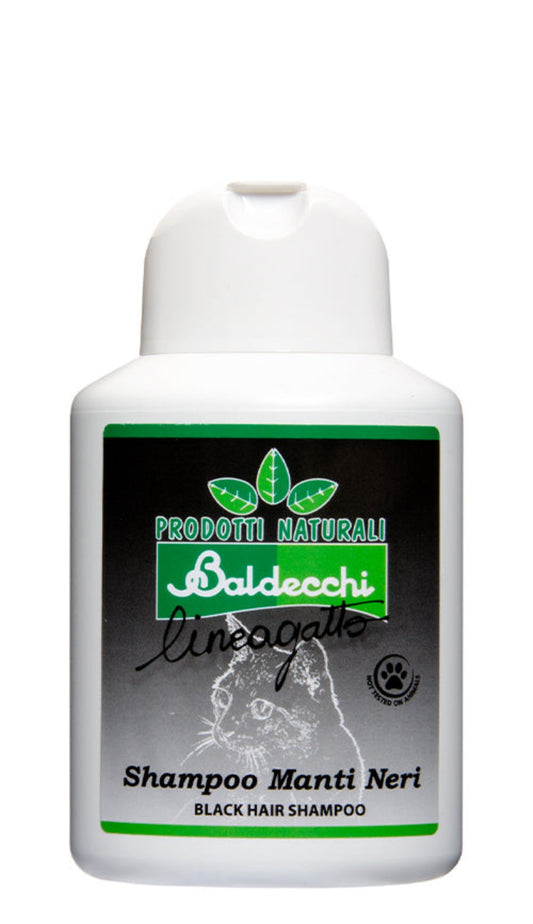 Baldecchi 250ml Black Hair Shampoo Hundeshampoo, Katzenshampoo schwarzes Fell