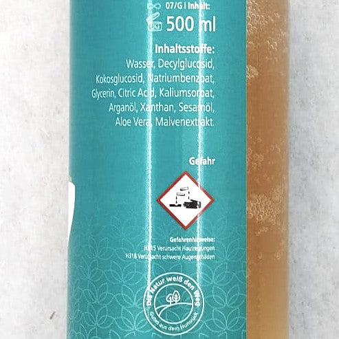 PerNaturam Shampoo-Spray mit Aloe Vera, Malvenextrakt und Arganöl. ohne Silikon, Parafin, PEG, für alle Tierarten, 500 ml