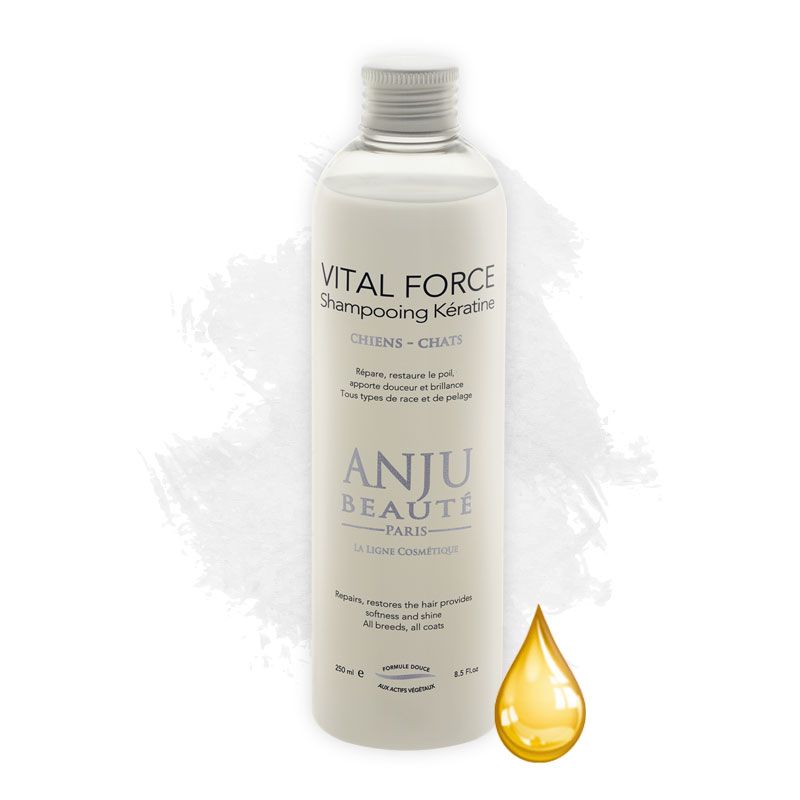 Anju Beauté Vital Force Feuchtigkeitsshampoo Hundeshampoo Katzenshampoo