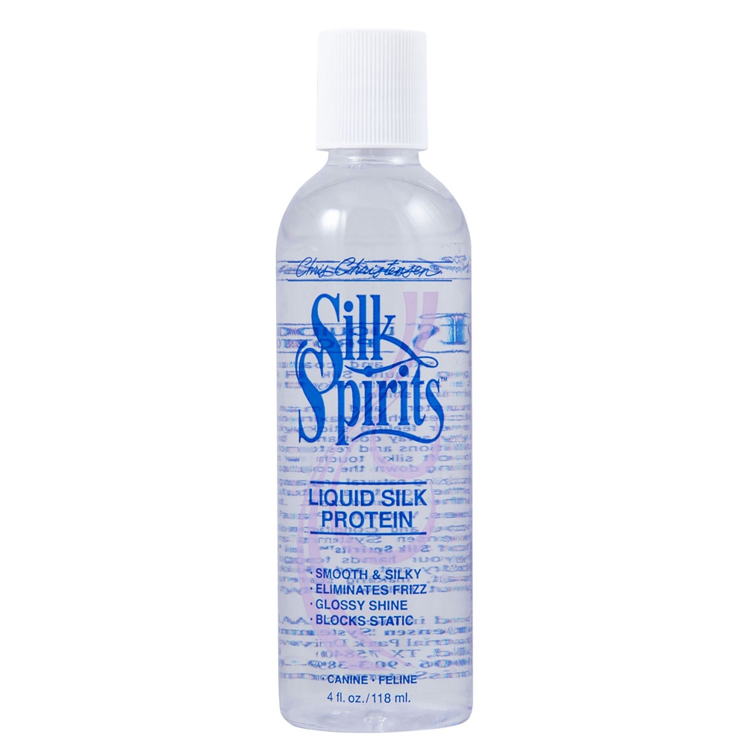 Chris Christensen Silk Spirits Liquid Silk Protein, Seidenserum Feuchtigkeit für Fellglanz, antispliss