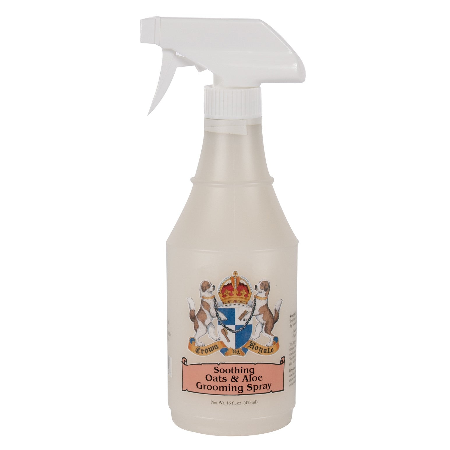 Crown Royale Soothing Oats & Aloe Grooming Spray, für Tiere mit trockener greizter empfindlicher Haut (RTU)