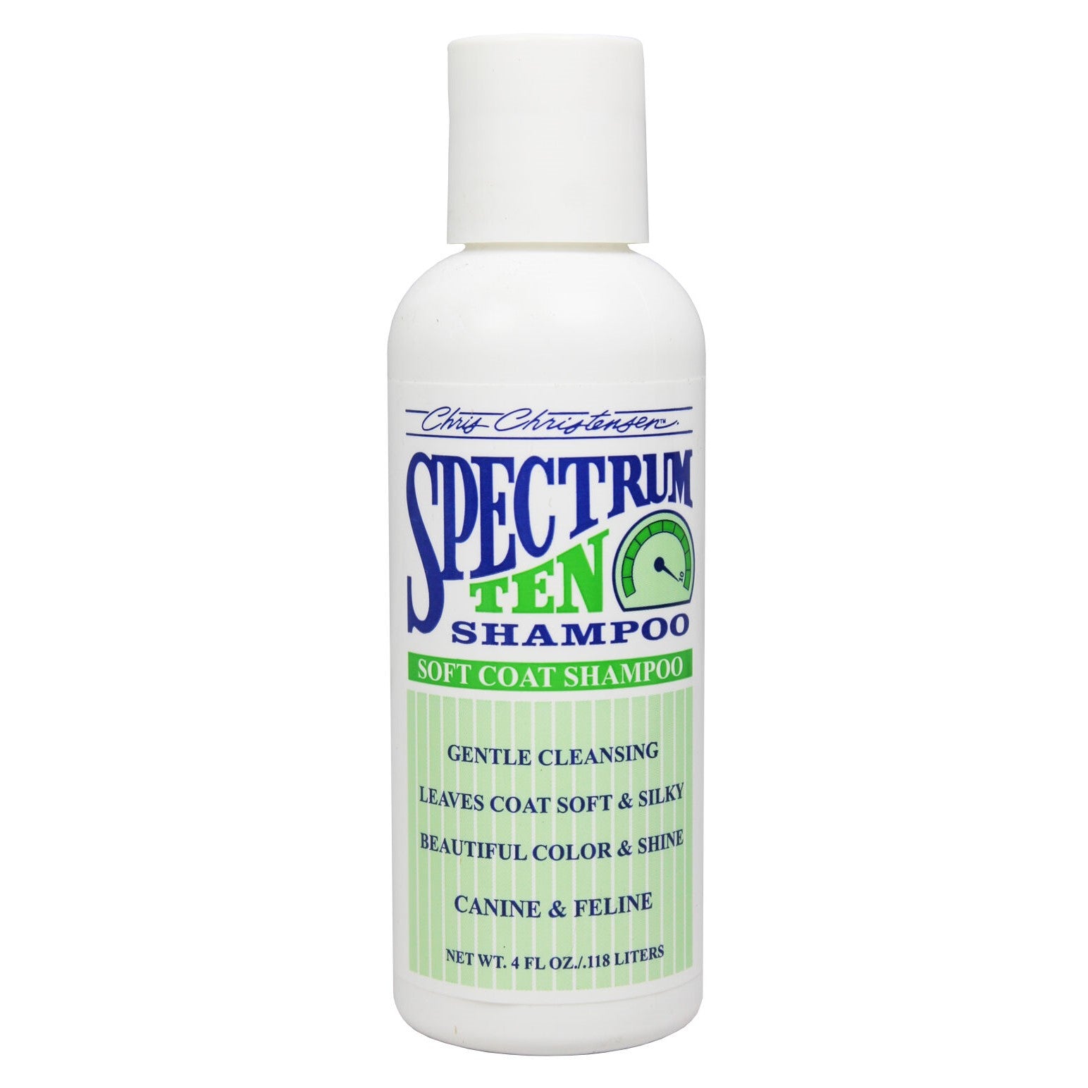 Chris Christensen Spectrum Ten Soft & Smooth Coat Shampoo für weiches und glattes Fell