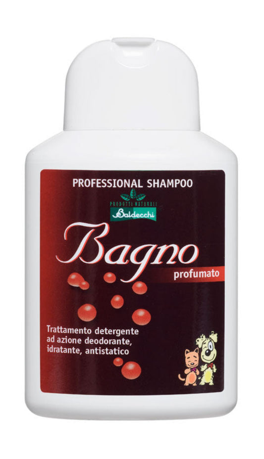 Baldecchi Bagno 250ml profumato, parfümiertes Bad Hundeshampoo Katzenshampoo