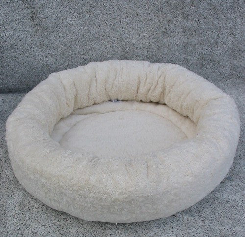 Welkas Katzenbett Baumwolle rund, dicker Rand ca.12cm Katzenschlafplatz