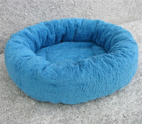 Welkas Katzenbett Baumwolle rund, dicker Rand ca.12cm Katzenschlafplatz