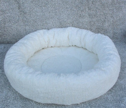 Welkas Katzenbett Baumwolle rund, dicker Rand ca.12cm Katzenschlafplatz